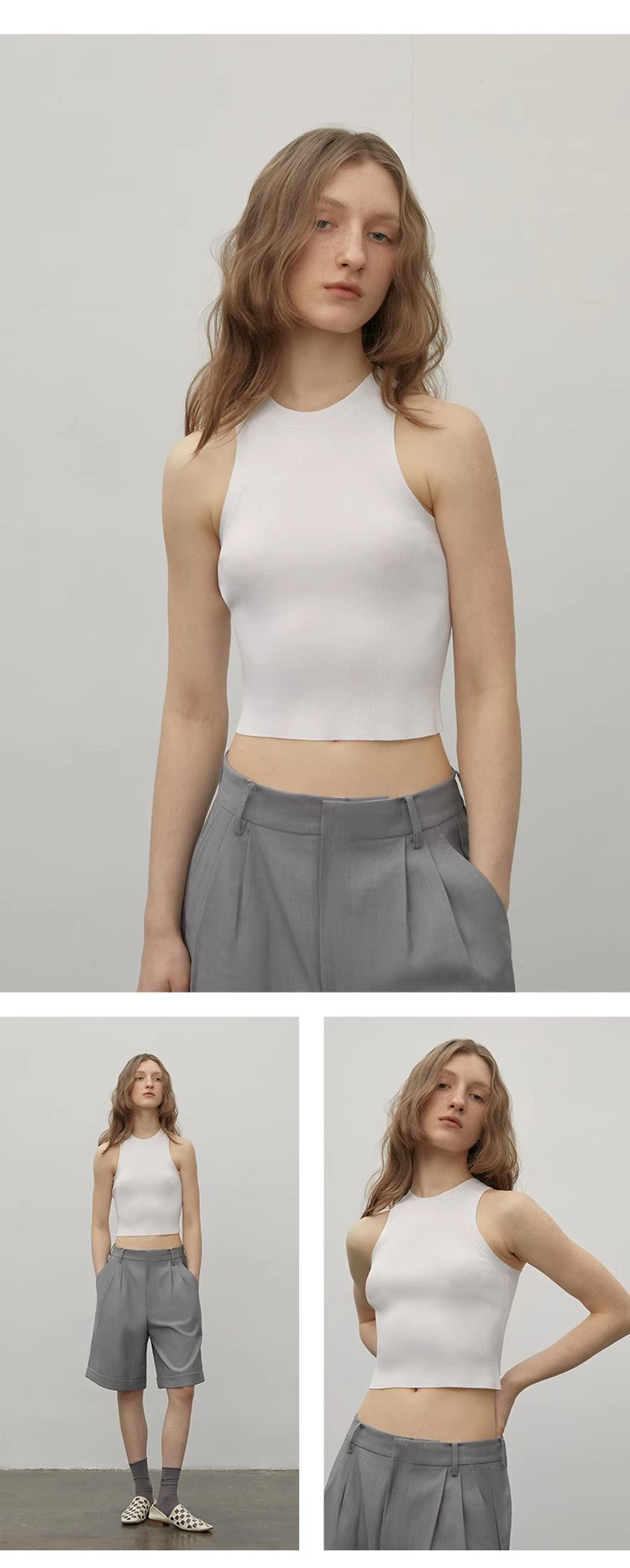 Women's I-knit camisole with sleeveless top