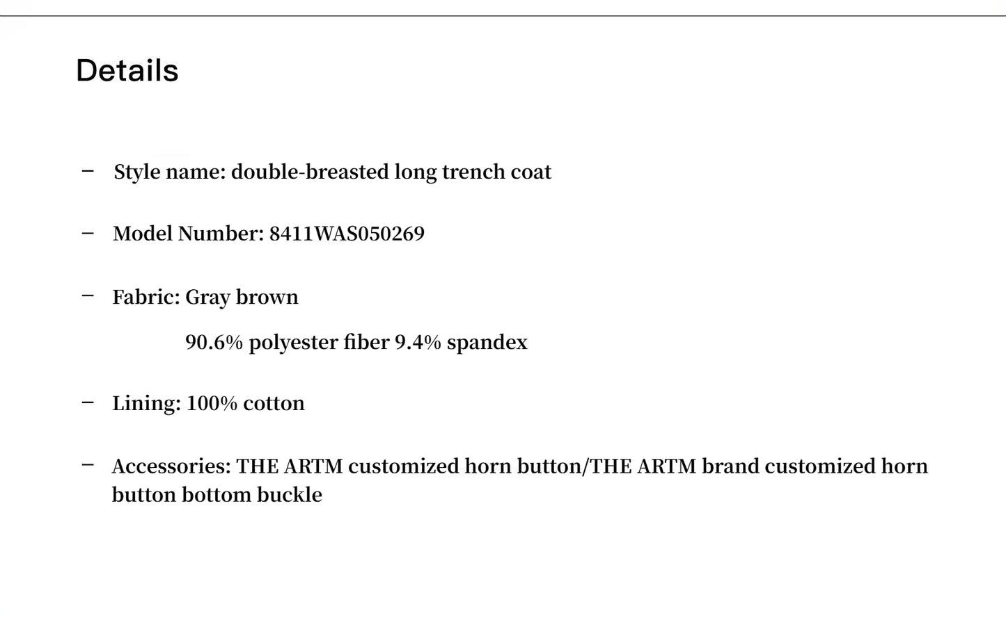 "Line Walker" matte micro-velvet drape classic elegant double-breasted straight long trench coat