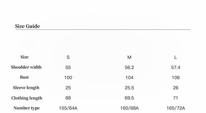 High-intelligence, relaxed, simple, high-quality, long-staple cotton, short-sleeved shirt for women