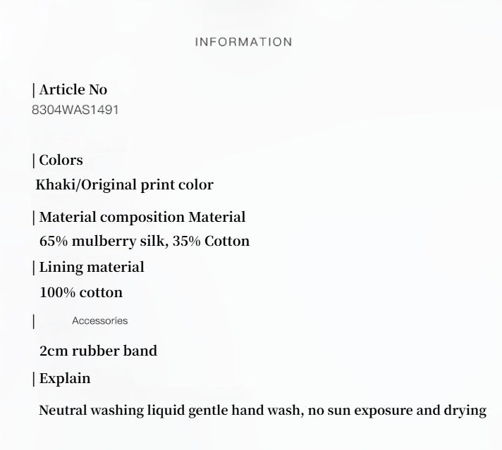 Heavy High-density Silk Luxury High-end Skirt for Women"Above the Flying Clouds"