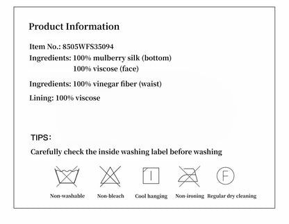 Retro Ink-Splashed Silk Flared Casual Pants "Gilded Age"