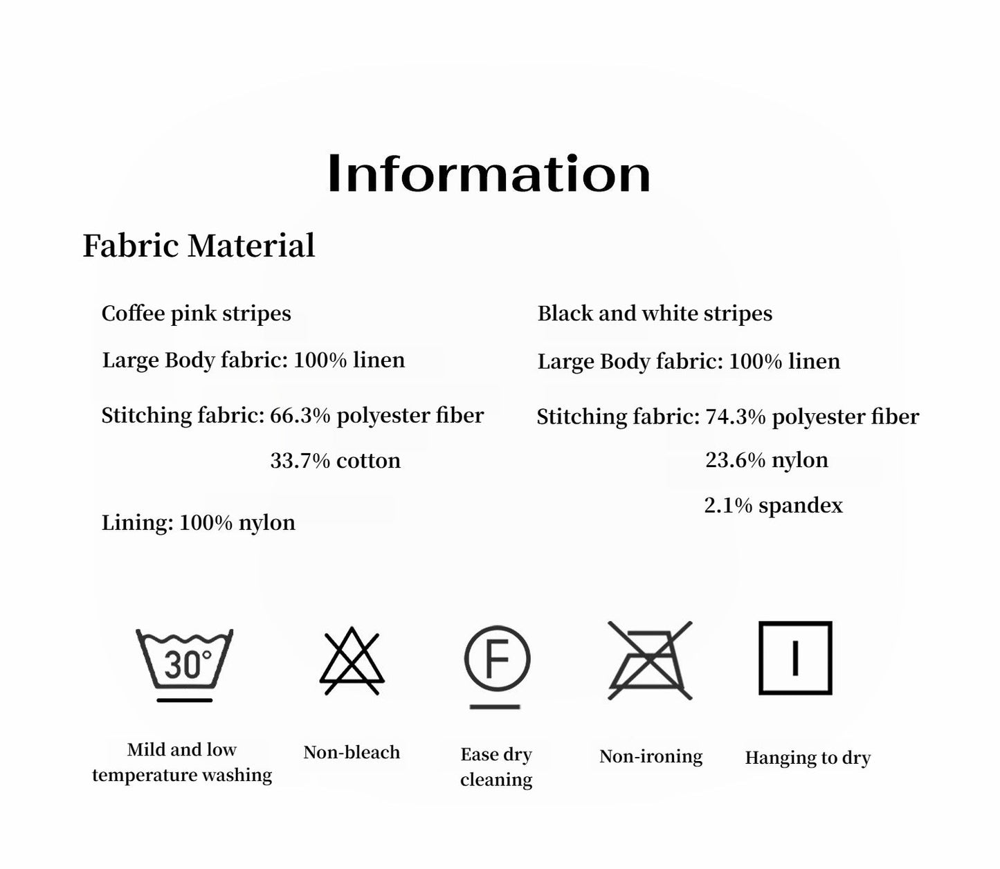 Linen Vertical Stripe Drape Wide Leg Casual Pants"Fashion Tension"